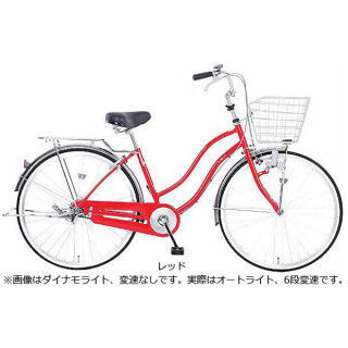 シティサイクルオートライト美品 シティサイクル?6段、オートライト。前後タイヤ新品です✨