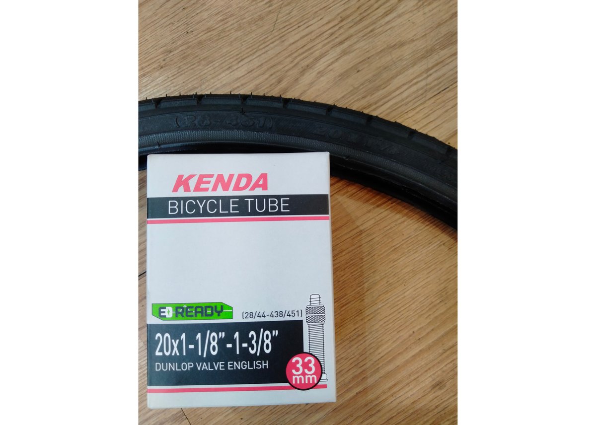 20×1 1/8 KENDA 20×1-1/8 28-451 タイヤチューブセット | 悠々