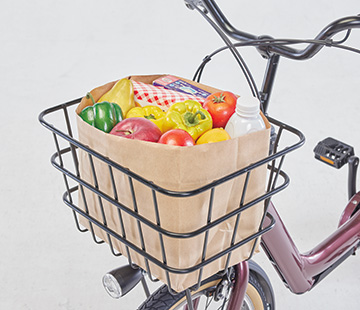 アシスト自転車 バスケット付き パナソニック電動アシスト自転車 ギュットアニーズ 純正バスケット