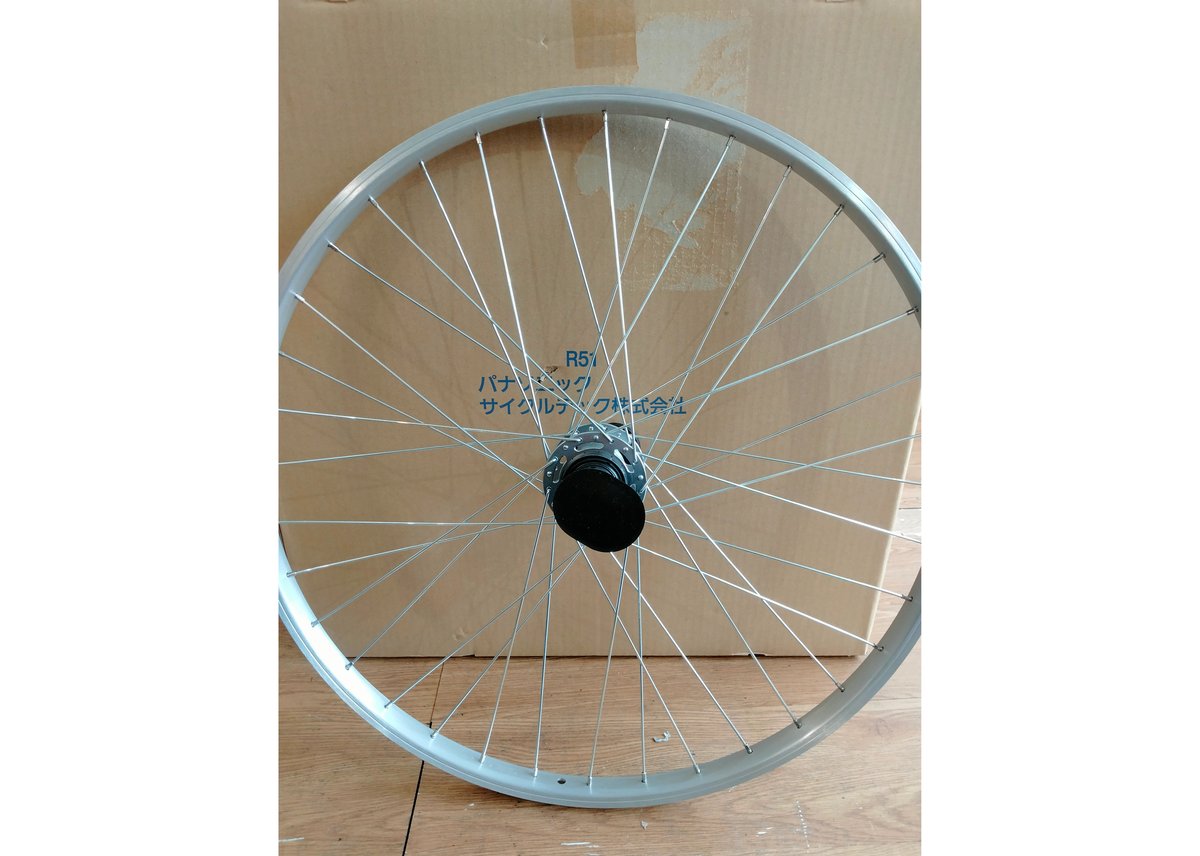 電動自転車ホイールセット パナソニック純正部品 ビビ VIVI ビビDX ビビMX ビビSX ビビYXなど