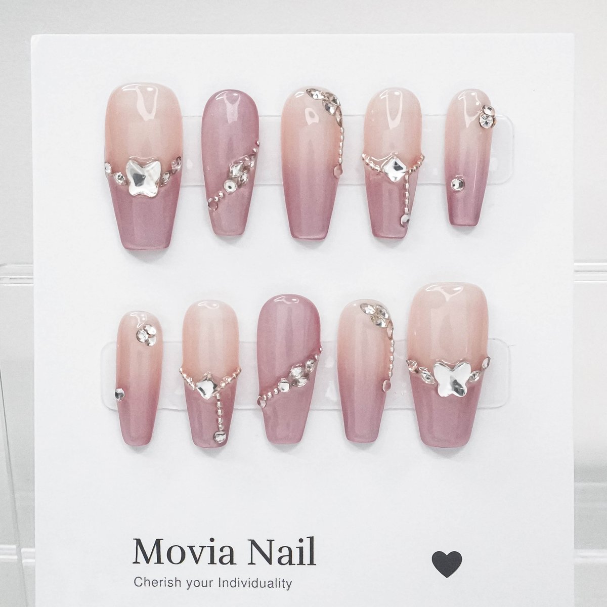 ネイルチップ オーダー マグネット 韓国 サブカル フレンチガーリー