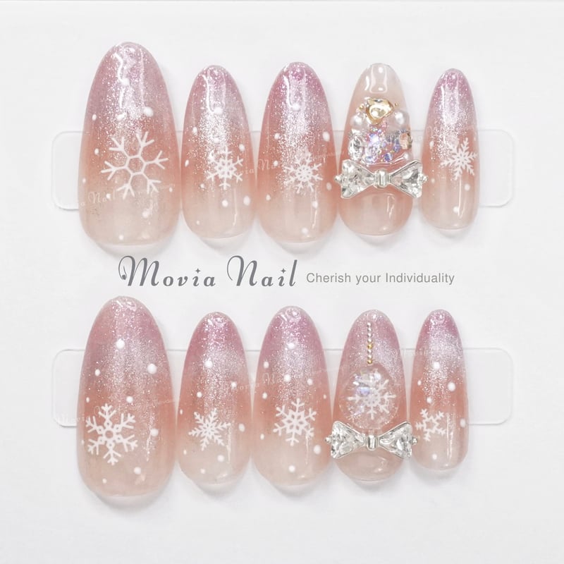 ピンク483XS～487M⋈マグネット韓国クリスマス雪量産型地雷系姫