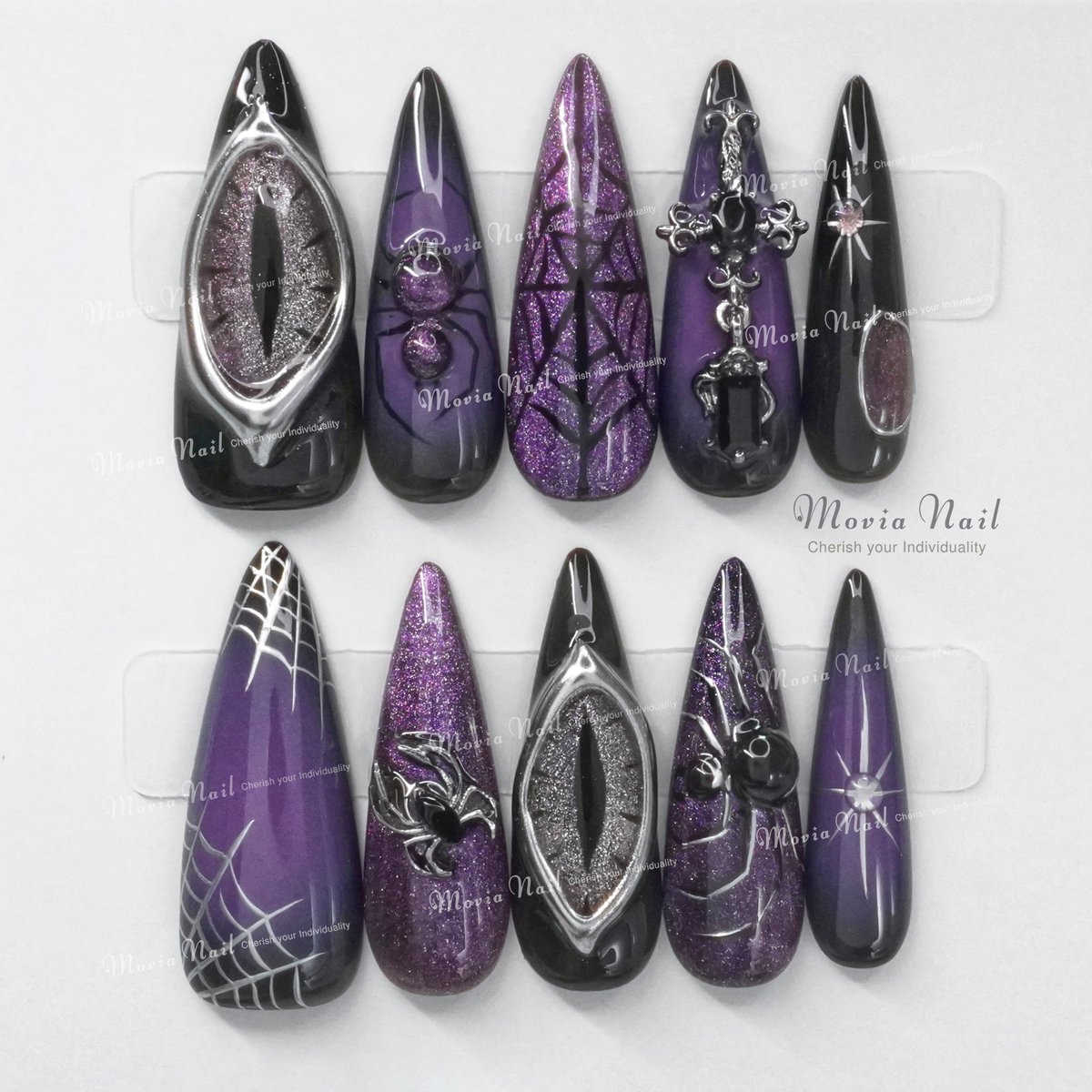 紫198XS～200M☆地雷系y2kゴデゴデサブカルバンギャルゴシック