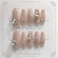 5月中発送♡ ネイルチップ 量産型 韓国 シンプル カラグラ 現品 推し活グッズ 韓国ネイル ラメグラ フレンチガーリー グラデーションネイル