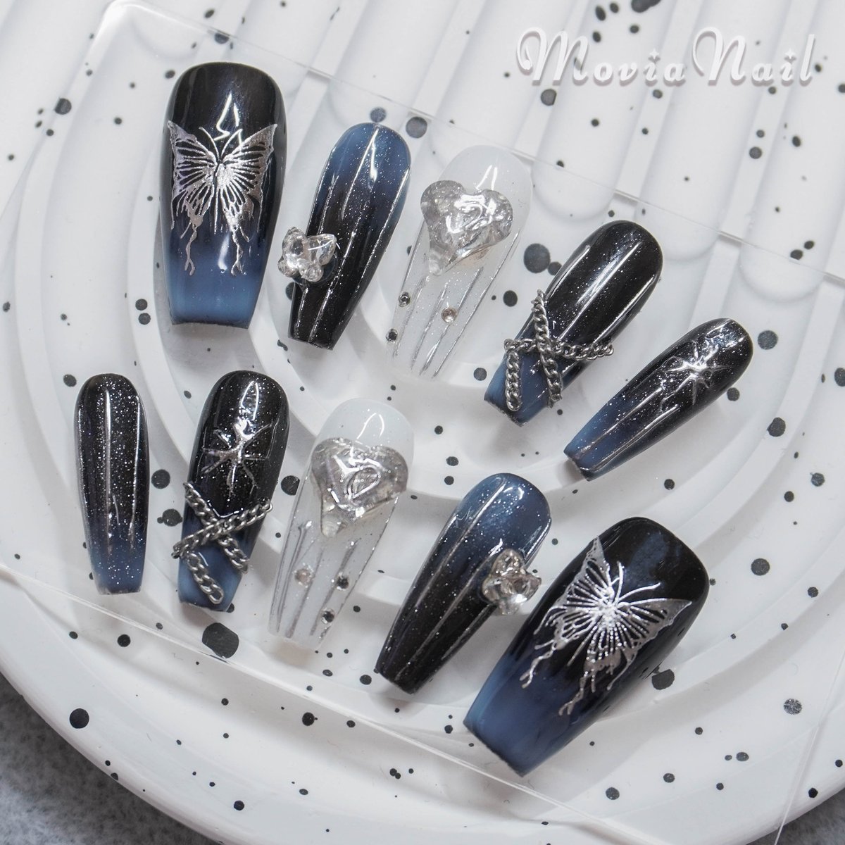 オーダーネイル 量産 地雷 ゴシック バンギャ y2k 蛇 赤黒 ネイルチップ オーダーネイル 量産 地雷 ゴシック バンギャ y2k 蛇 赤黒