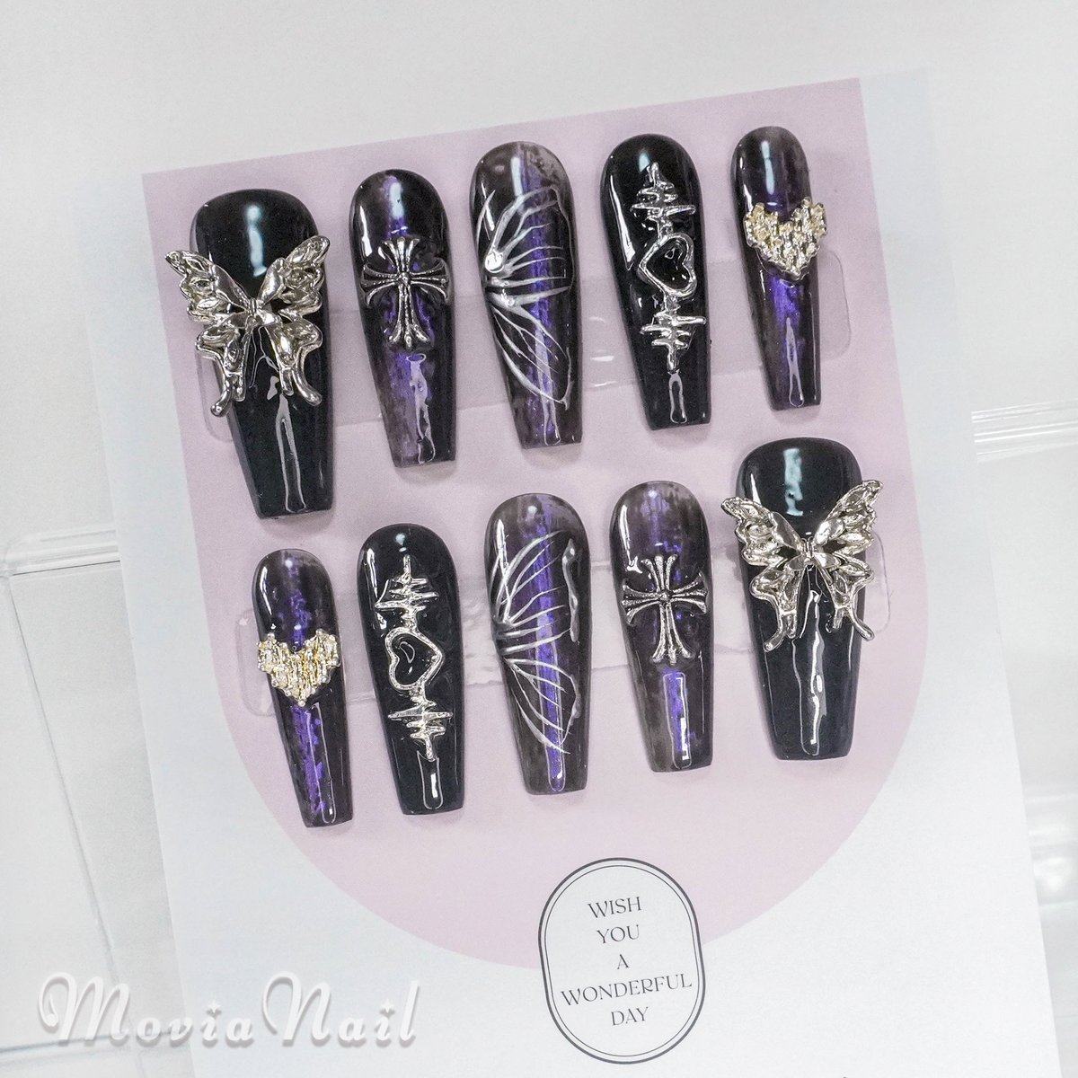 紫79S☆85S☆地雷系y2kサブカル韓国バンギャルゴシックゴテゴテ痛