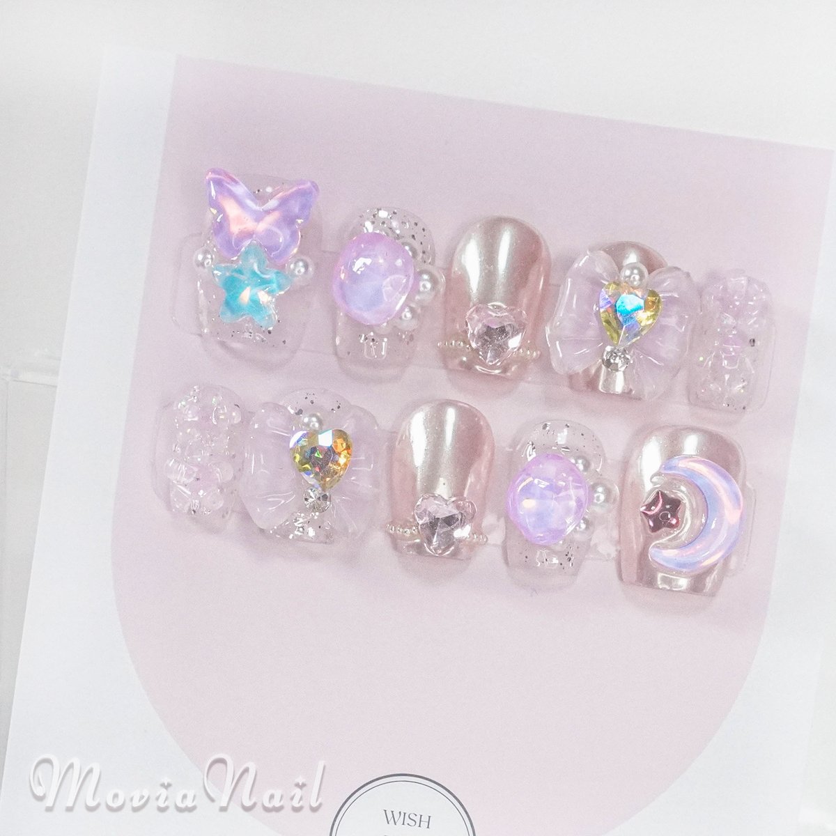 紫20S⋈21M⋈量産型ワンホン韓国ゴテゴテフレンチガーリーショート