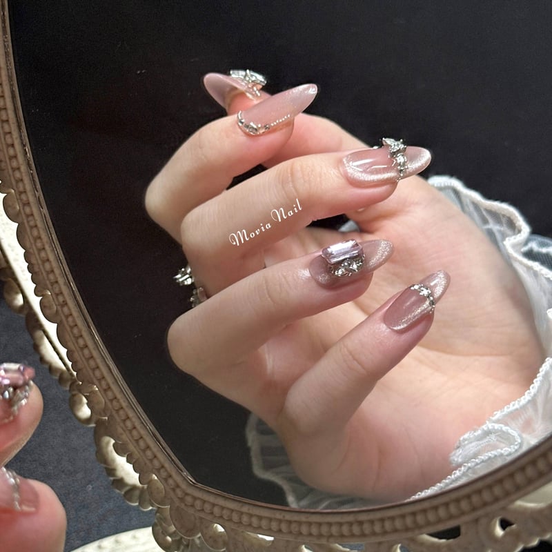 オーダーネイルチップ♡黄色イエロー量産型フレンチガーリー推し姫ギャル韓国オタク オーダーネイルチップ♡パステルイエロー黄色フレンチガーリー量産推し