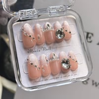 ゴテゴテピンク 量産型地雷ゆめかわ病み推しネイルチップ ゴテゴテピンク 量産型地雷ゆめかわ病み推しネイルチップ