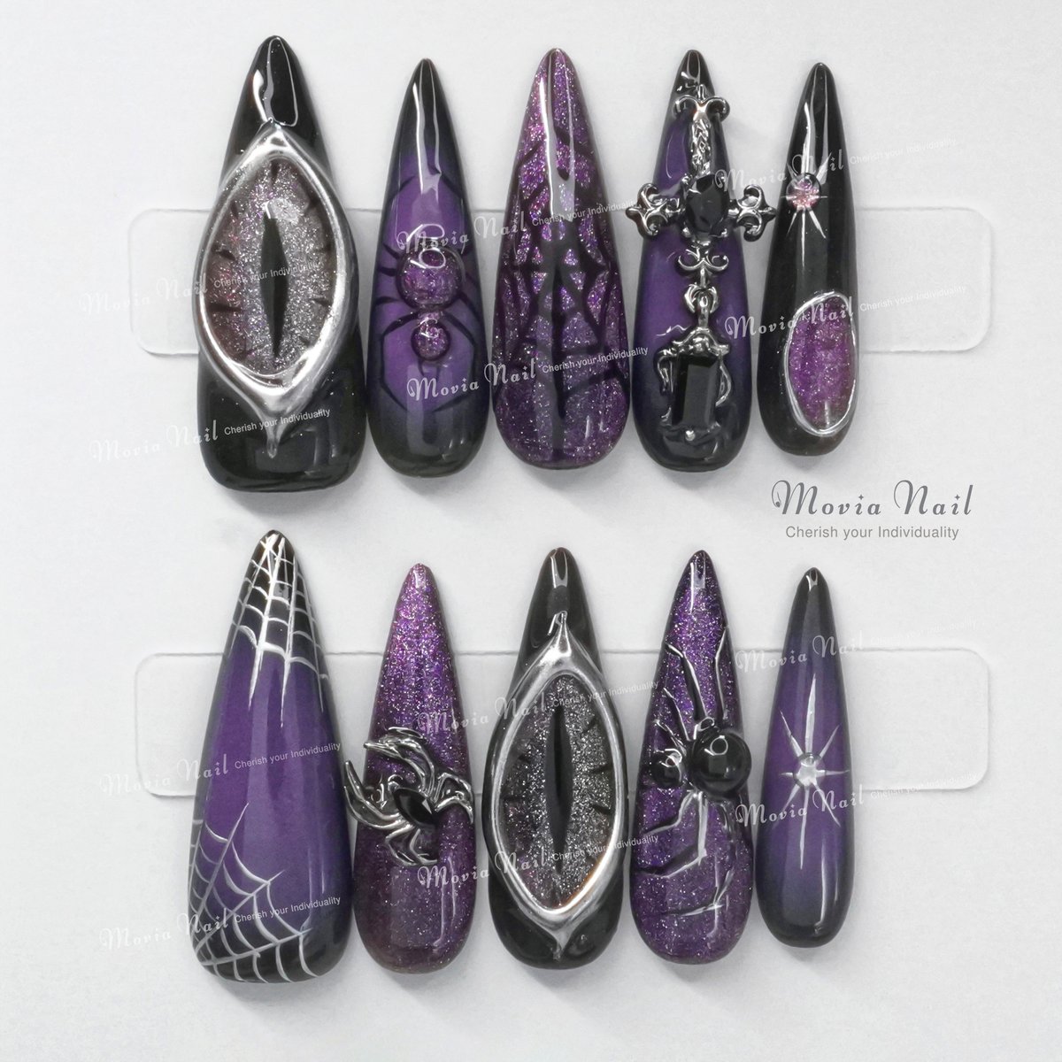 紫198XS～200M☆地雷系y2kゴデゴデサブカルバンギャルゴシック