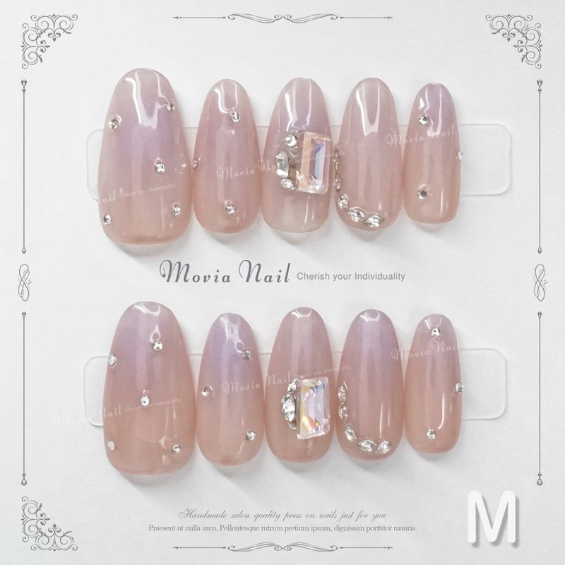 紫191XS～197M⋈ラベンダーグラデちゅるん淡色韓国シンプル量産型地雷