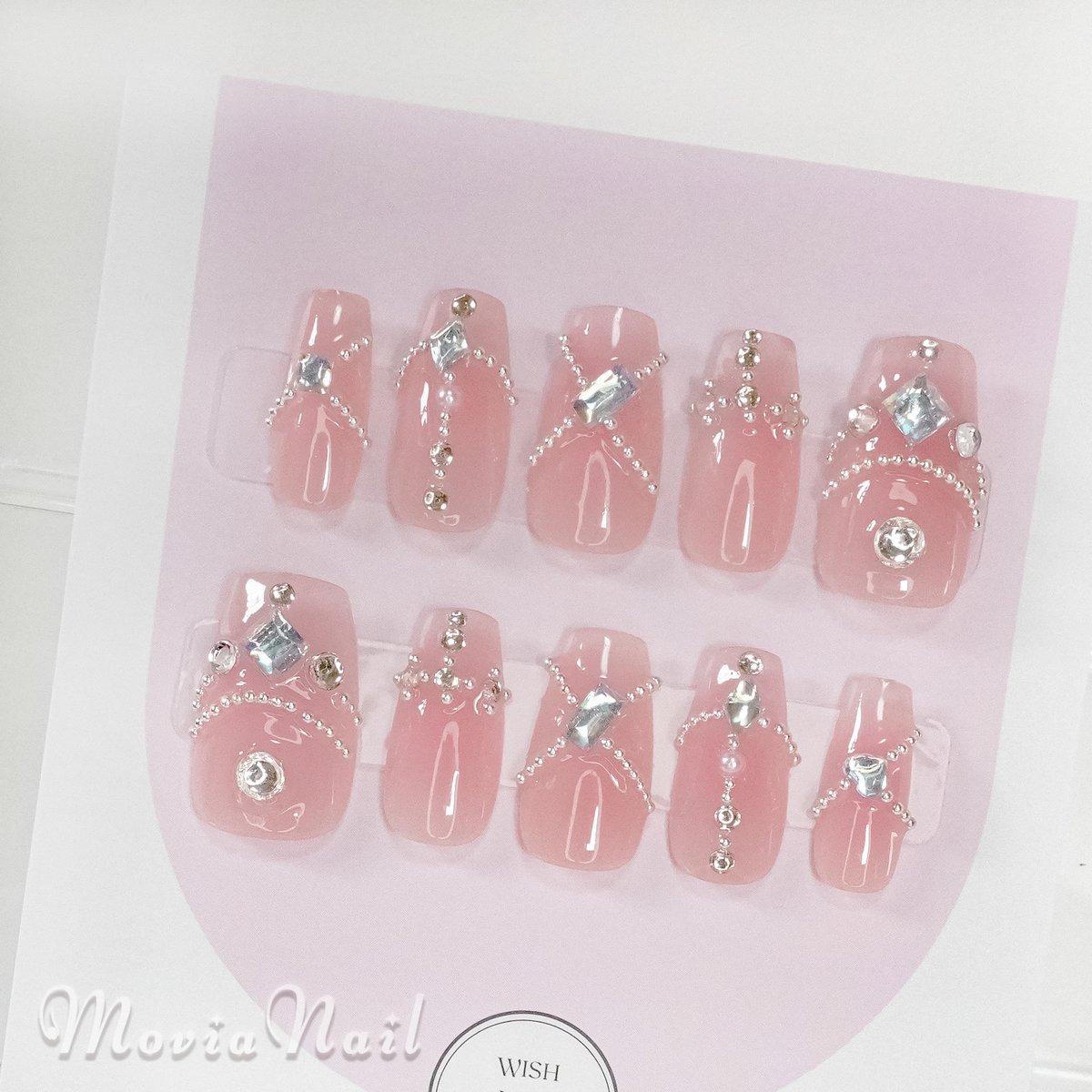 ネイル ネイルチップオーダー 白 フレンチ ワンホン 韓国 ちゅるん