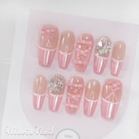 ベージュ57M⋈マグネット量産型ワンホンフレンチガーリーちゅるん