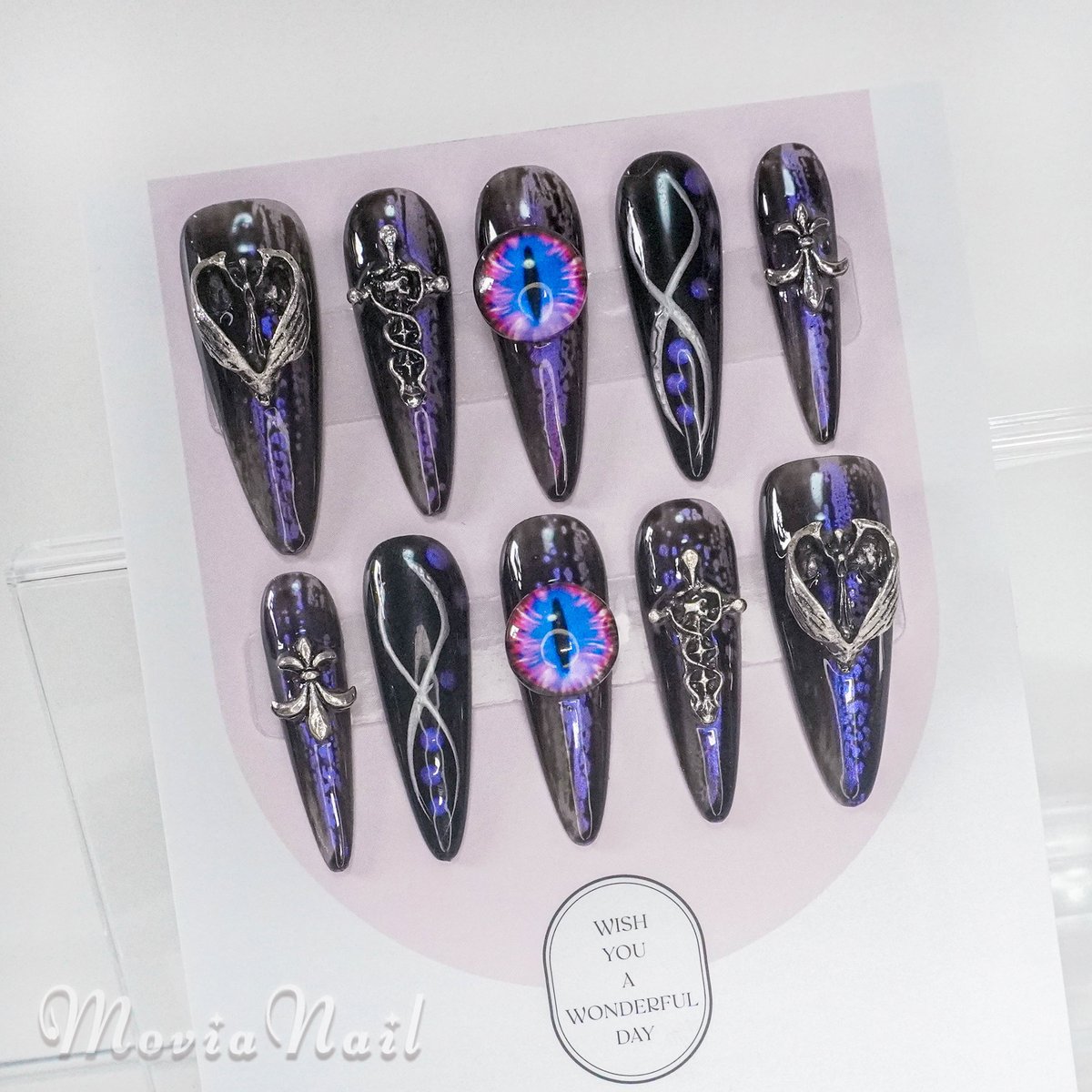 紫88S☆地雷系y2kサブカル韓国バンギャルゴシックゴテゴテ痛