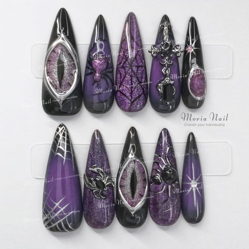 紫198XS～200M☆地雷系y2kゴデゴデサブカルバンギャルゴシック量産型