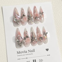 オーダーネイル 量産型 ガーリー y2kサブカル 姫かわ ハート ティアラ 羽 order】量産型 地雷系 サブカル 名前 名入れ ライブ y2k