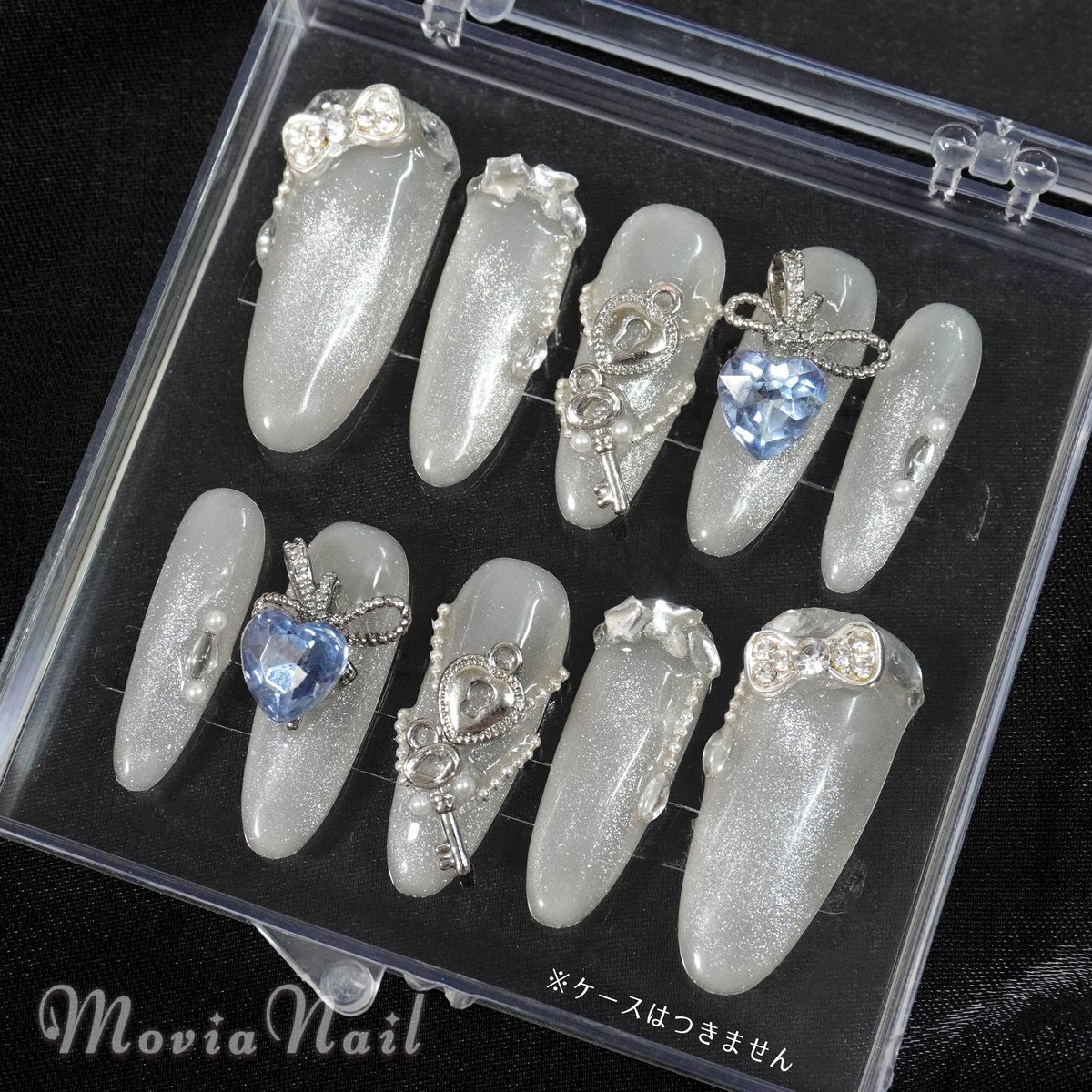 ネイルチップ　量産型　フレンチガーリー　推しネイル　ワンホン　マグネットネイル ネイルチップ 量産型 フレンチガーリー 推しネイル ワンホン