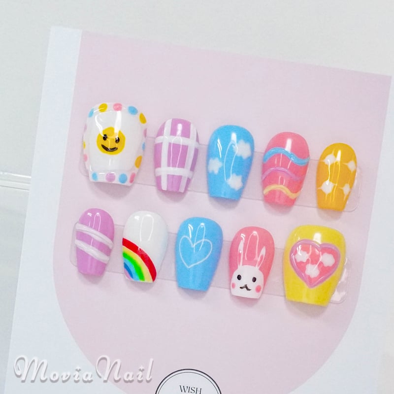 5月中発送♡ ネイルチップ 量産型 韓国 シンプル カラグラ 現品 推し活グッズ 49f63a15d61600544adc3f2c86efcf