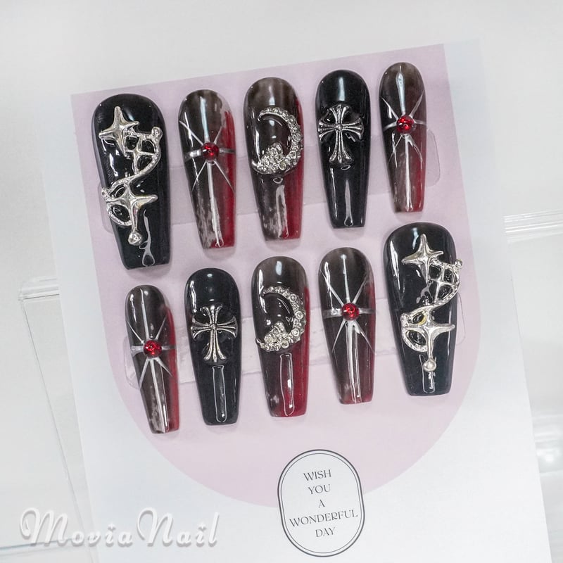 赤49S☆52M☆地雷系y2kサブカル韓国バンギャルゴシックゴテゴテ痛