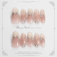 ネイルチップ‪‪⋈量産型ワンホン韓国♡ピンク♡シンプル‬‬