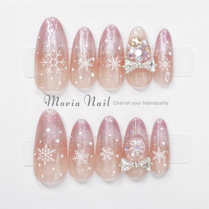 ピンク483XS～487M⋈マグネット韓国クリスマス雪量産型地雷系姫ギャル