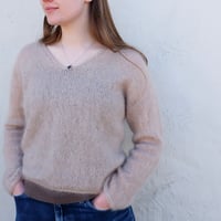 【編み物キット】PetiteKnitのCumulus Blouse/日本語文章パターン