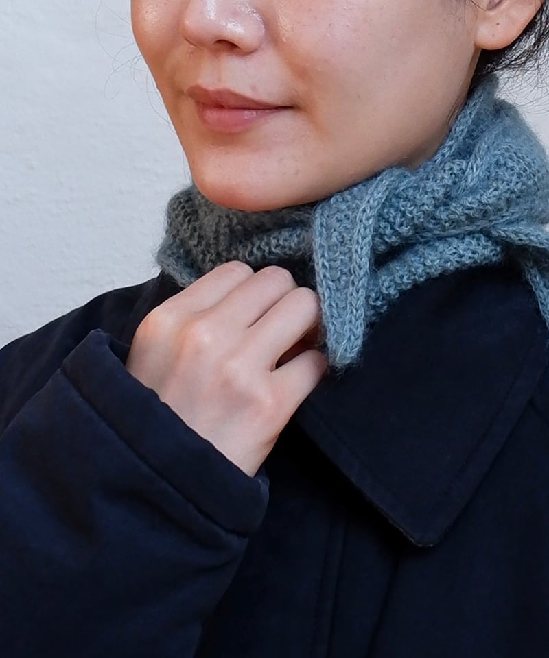 編み物キット】PetiteKnitのSophie Scarf(Wool & Silk moh