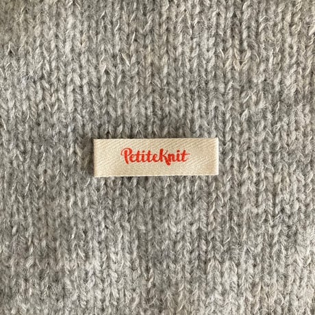 PetiteKnitのラベル(Type A)