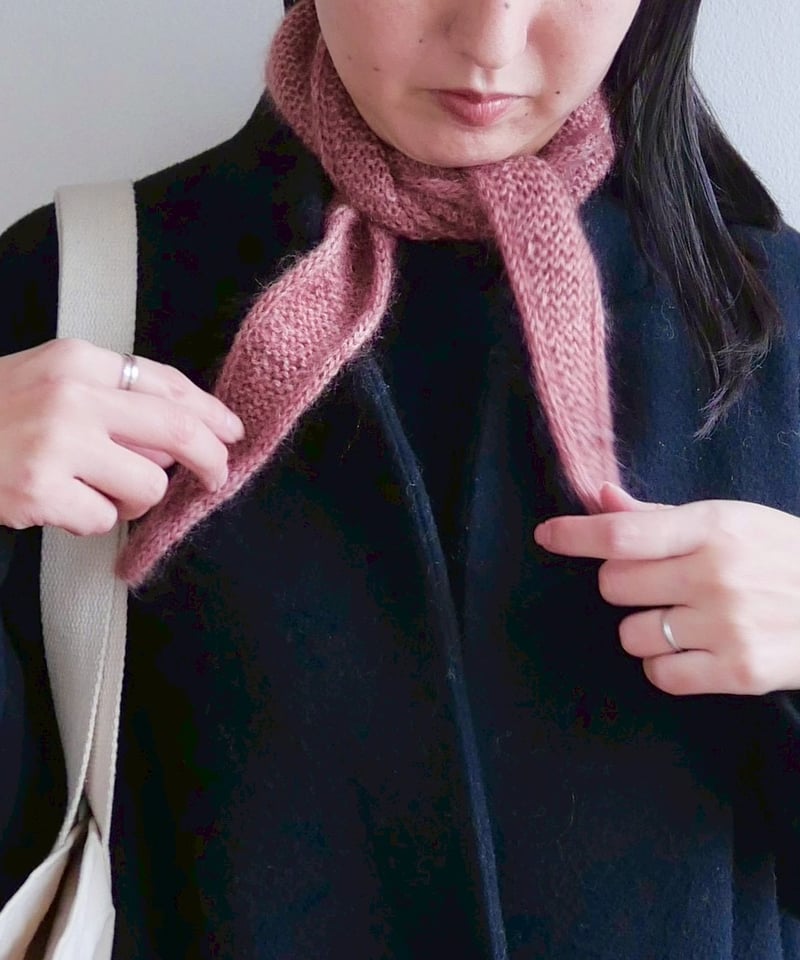 編み物キット】PetiteKnitのSophie Scarf(Wool & Silk moh