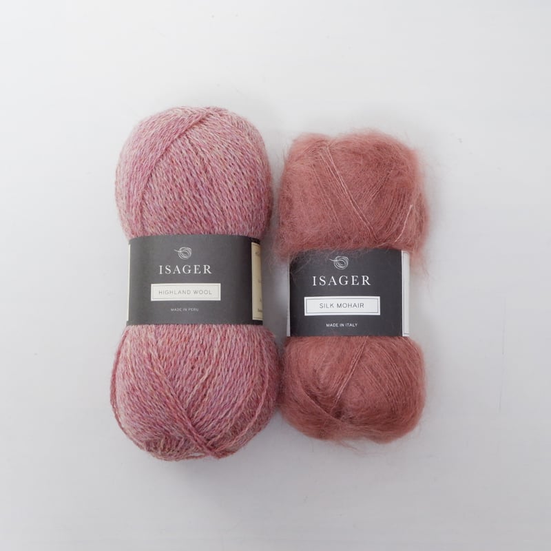 編み物キット】PetiteKnitのSophie Scarf(Wool & Silk moh
