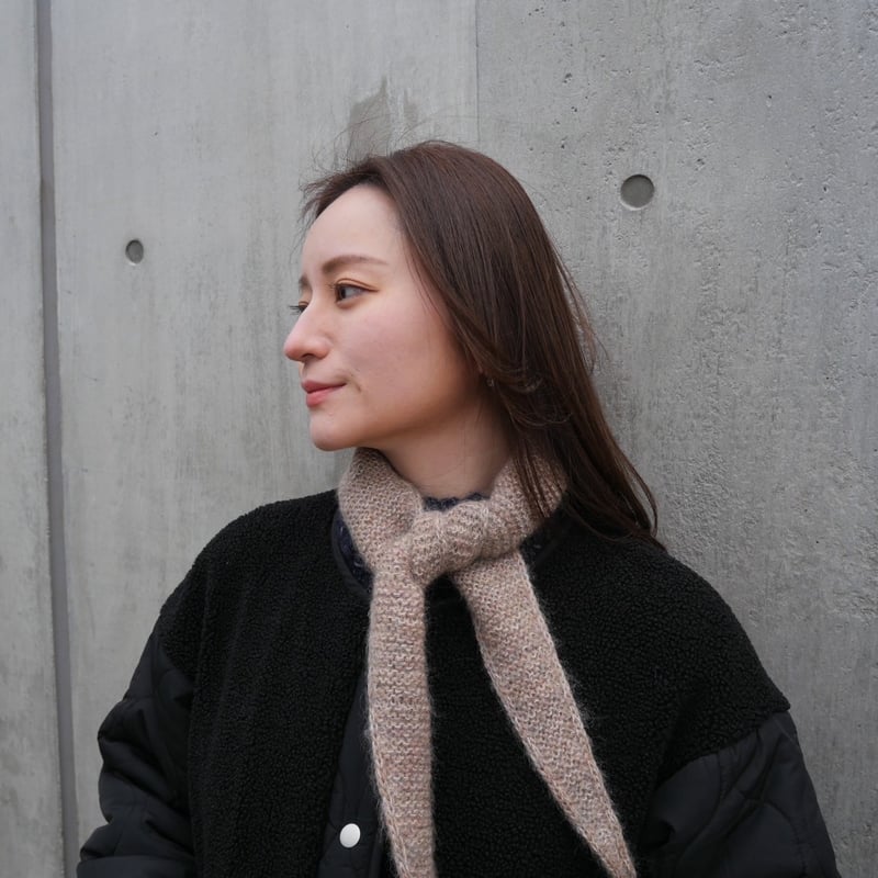 編み物キット】PetiteKnitのSophie Scarf(Wool & Silk moh