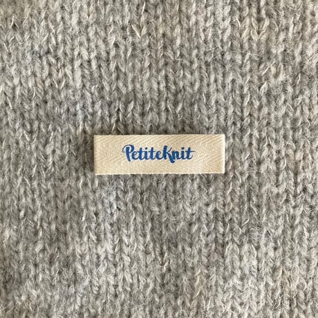 PetiteKnitのラベル(Type A)