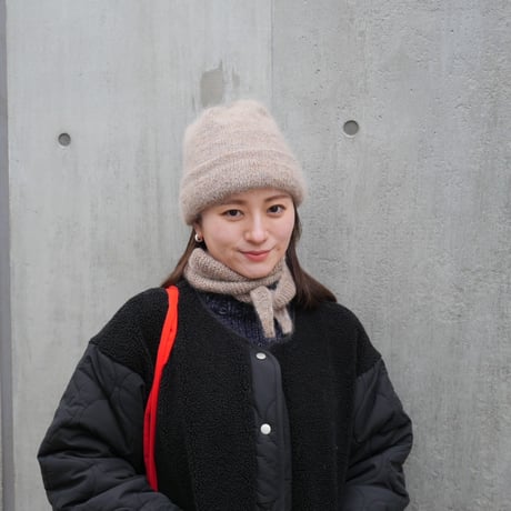 【編み物キット】PetiteKnitのSophie Scarf(Wool & Silk mohair)/日本語文章パターン