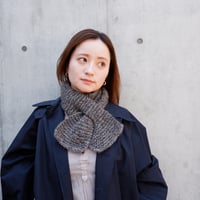 【編み物キット】Isagerヤーンで編む穴あきミニマフラー/日本語文章パターン