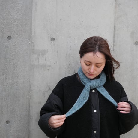 【編み物キット】PetiteKnitのSophie Scarf(Wool & Silk mohair)/日本語文章パターン