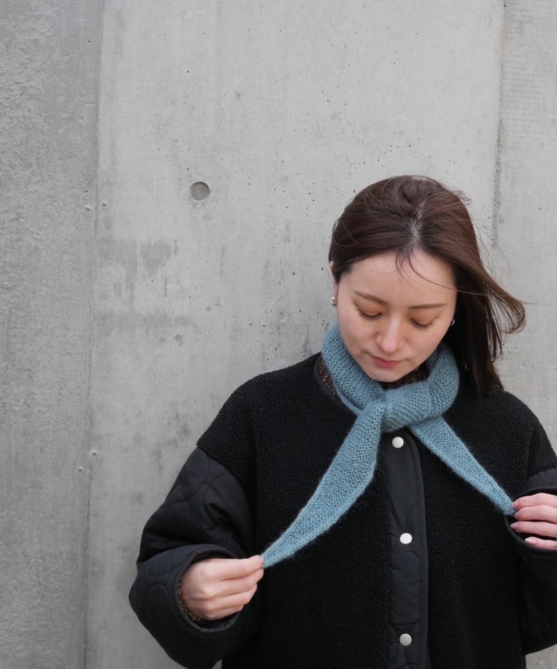 編み物キット】PetiteKnitのSophie Scarf(Wool & Silk moh