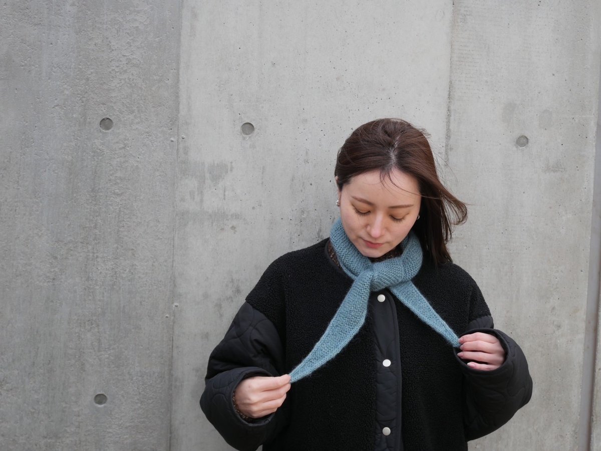 編み物キット】PetiteKnitのSophie Scarf(Wool & Silk moh