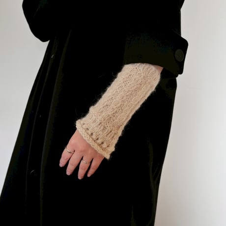 【編み物キット】Beech Forest Wrist Warmers / 日本語文章パターン(編み図付き）