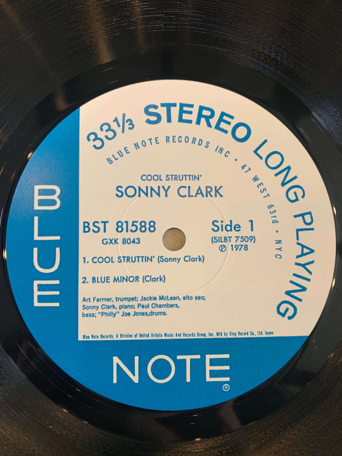Sonny Clark「Cool Struttin'」：LPレコード SONNY CLARK / Cool Struttin (LP) / Blue Note | WAXPEND RECORDS