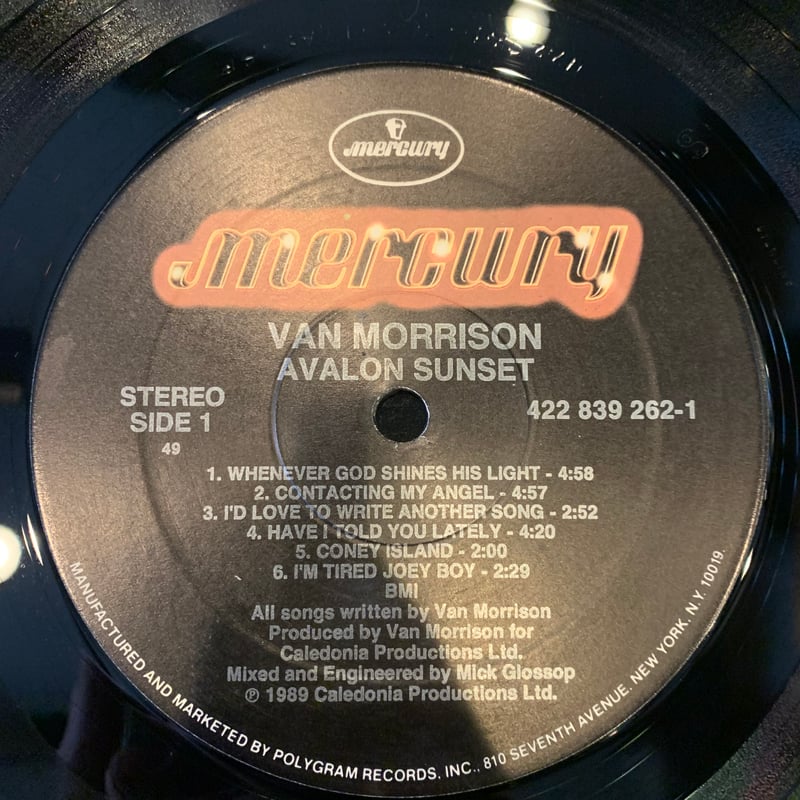 LP】Van Morrison / Avalon Sunset | RECORD HOUSE