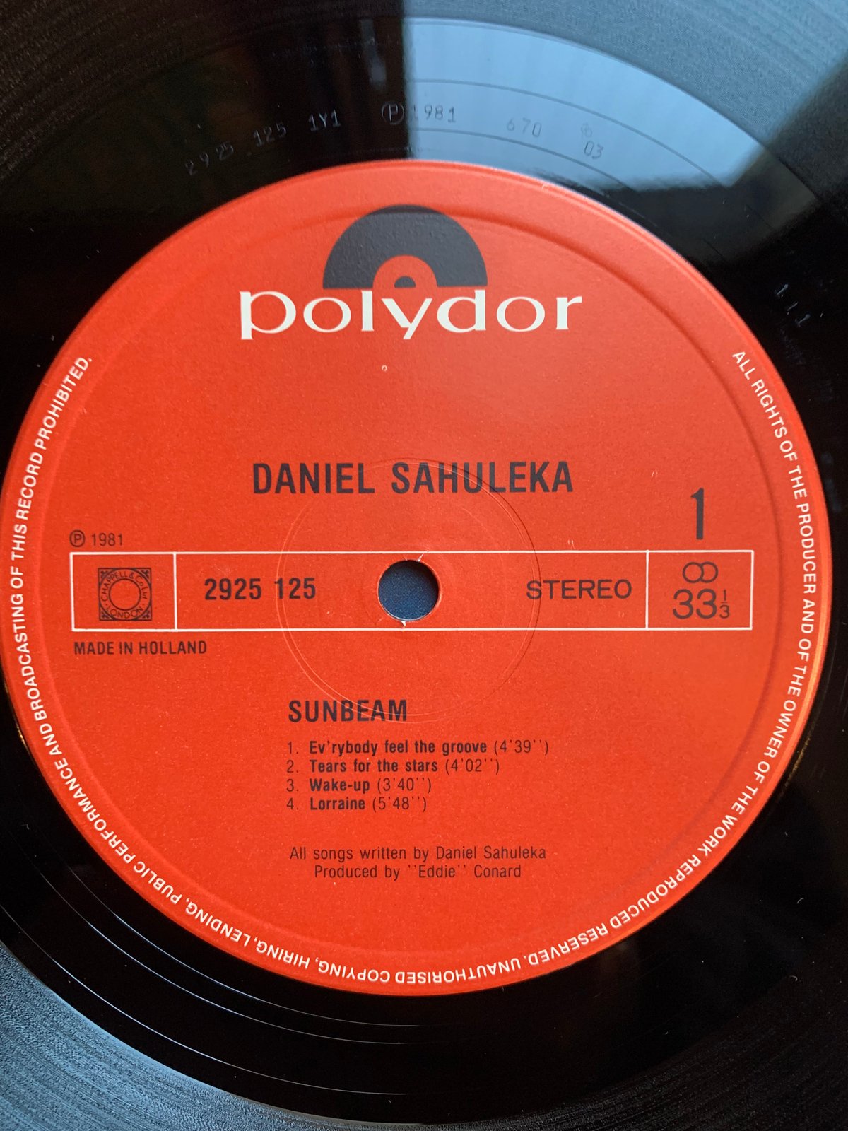 Daniel Sahuleka / Sunbeam | RECORD HOUSE WOODSTOCK