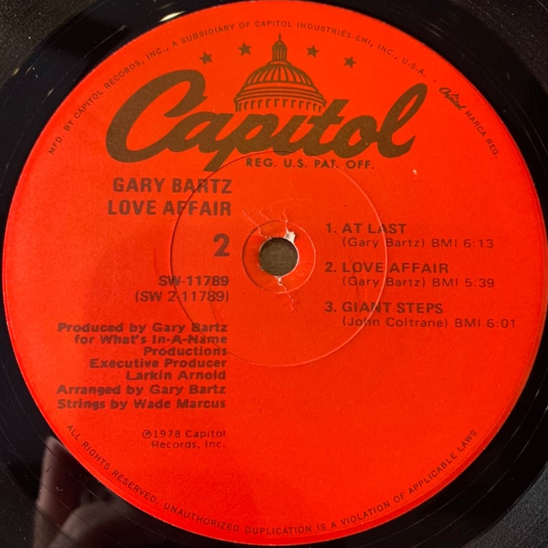 Gary Bartz / Love Affair | RECORD HOUSE WOODSTOCK