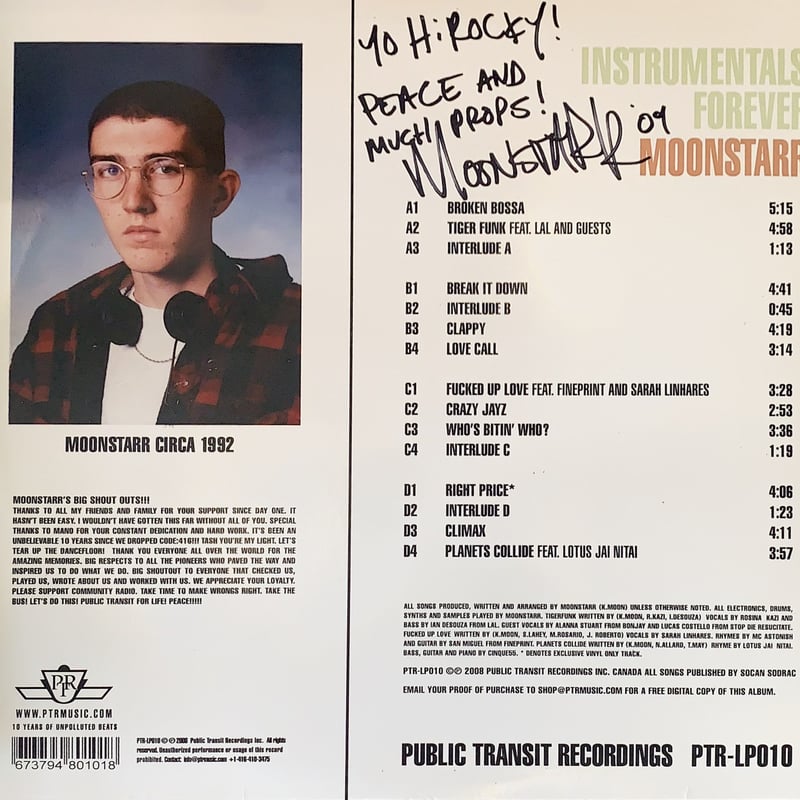 Moonstarr / Instrumentals Forever | RECORD HOUS