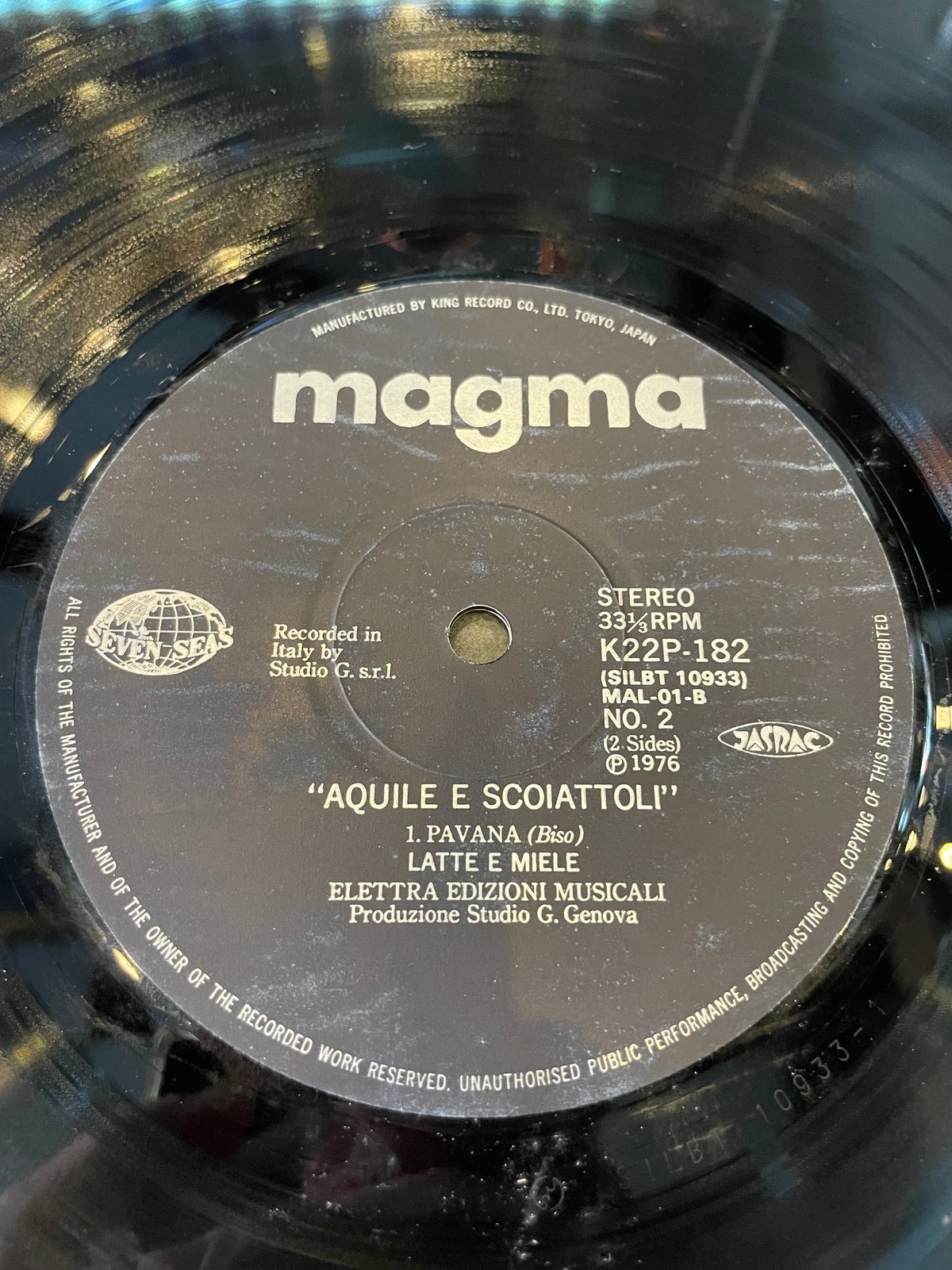 ラッテ・エ・ミエーレ-Aquile E Scoiattoli 伊盤 プログレ LP] LATTE E MIELE / AQUILE E SCOIATTOLI | RECO