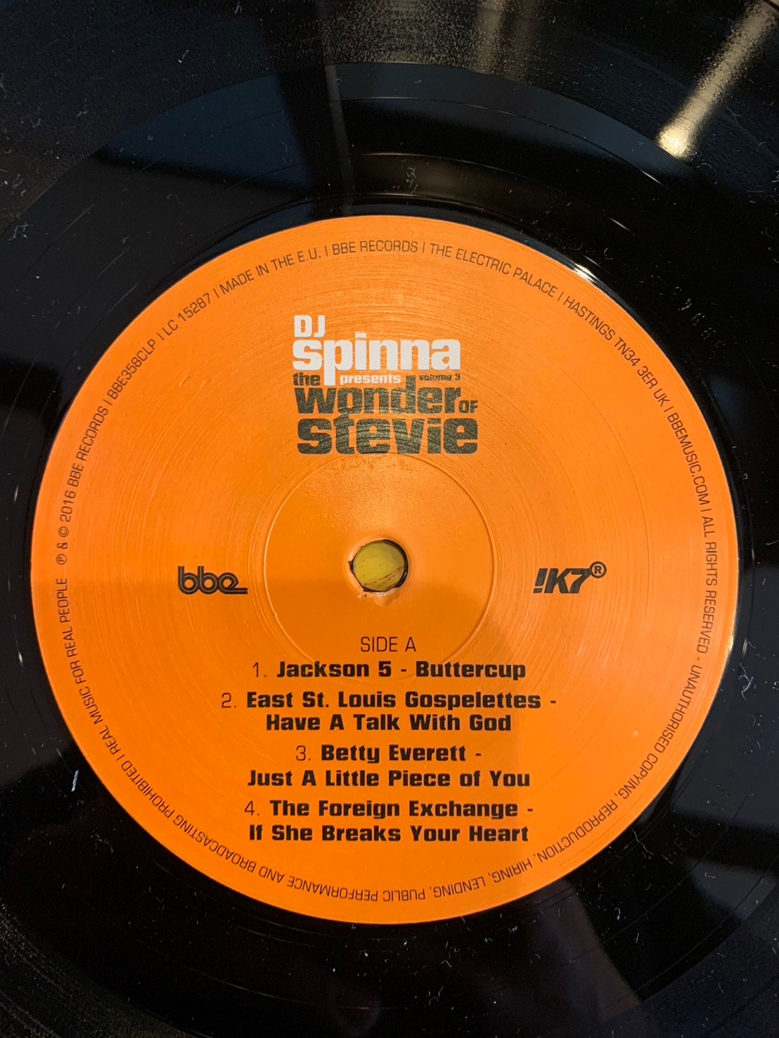 LP】DJ Spinna / The Wonder Of Stevie (Volume 3)
