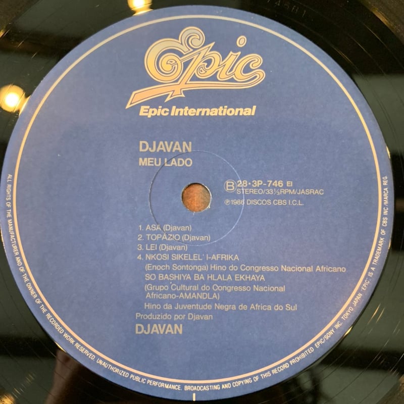 Djavan / Meu Lado | RECORD HOUSE WOODSTOCK