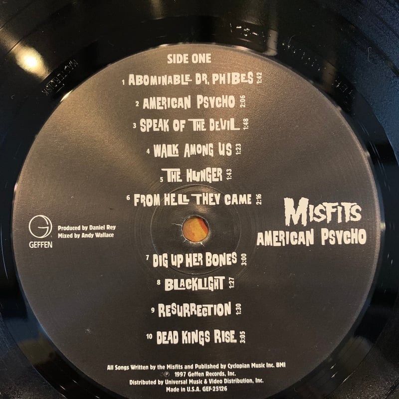 LP】Misfits / American Psycho | RECORD HOUSE WO