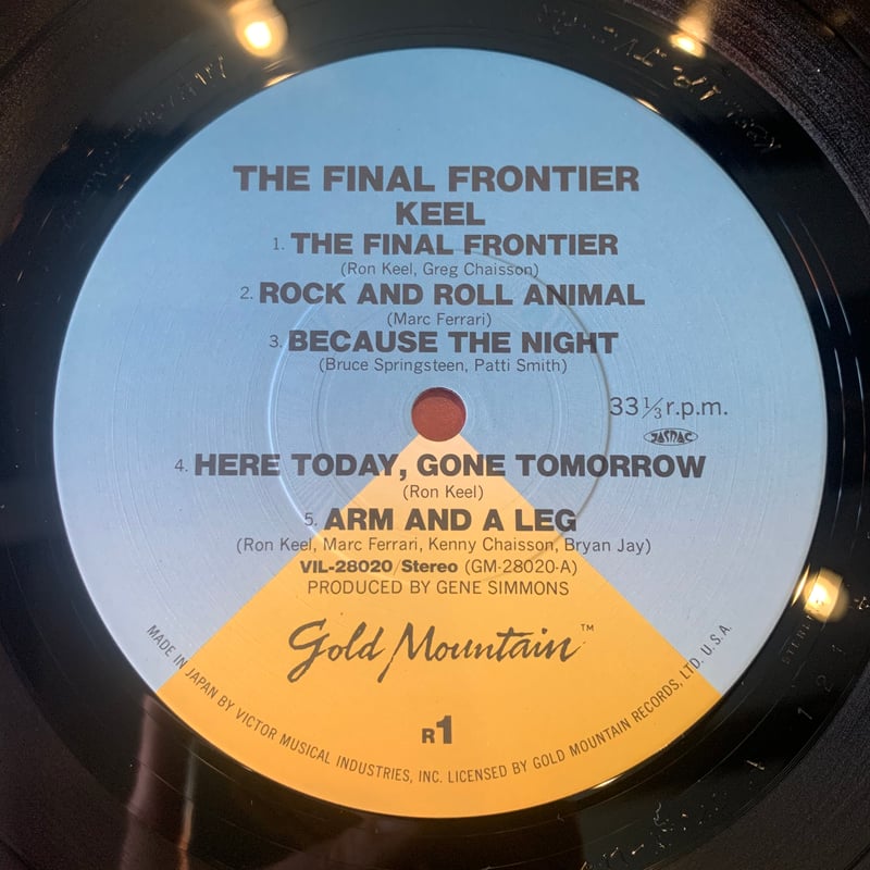 LP】KEEL / The Final Frontier | RECORD HOUSE WO