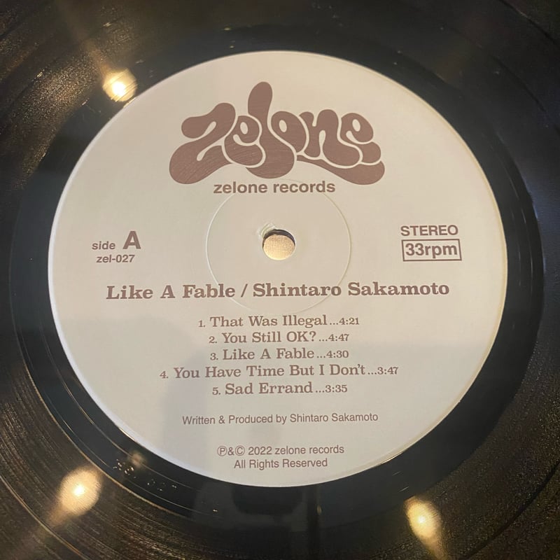 坂本慎太郎 / Like A Fable | RECORD HOUSE WOODSTOCK