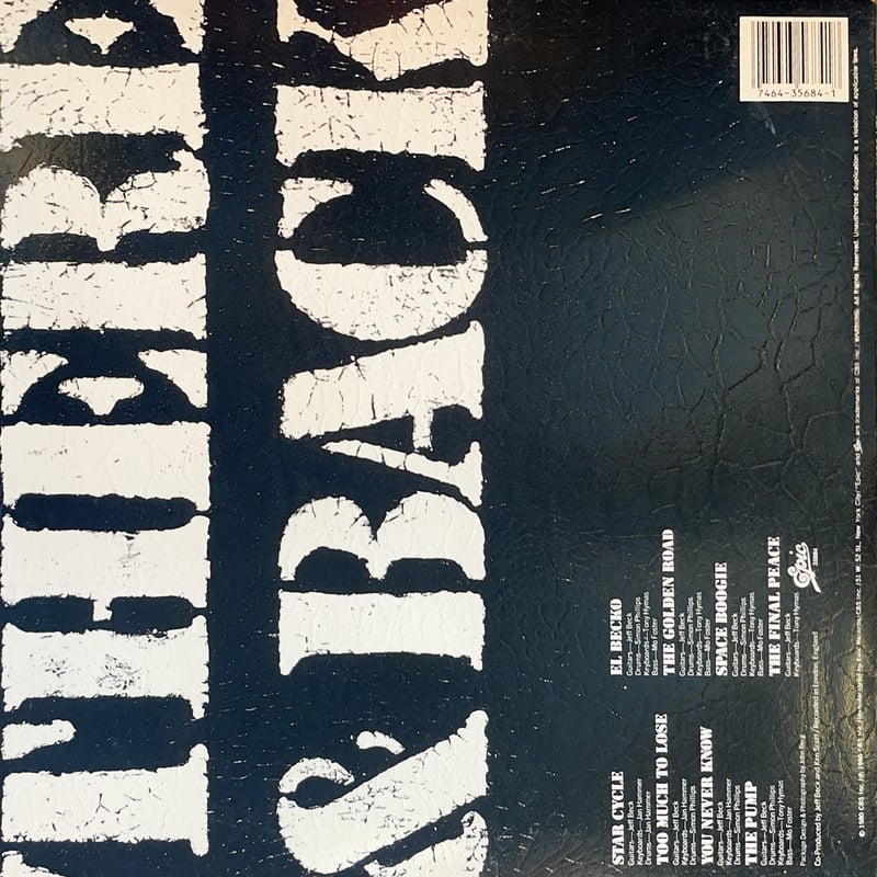 LP] JEFF BECK / THERE BACK | RECORD HOUSE WOOD